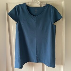 Ascend Women's Short Sleeve Top in Deep Blue